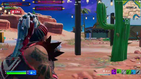 FORTNITE DOMINATING ROCKY REELS AND THE LUCKYIEST 2 hp FIGHT