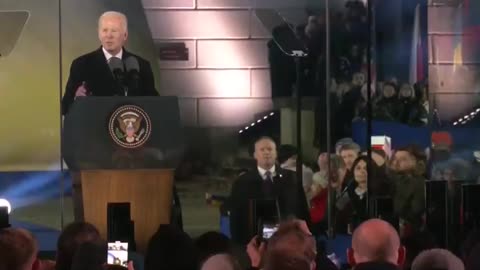 HUMILIATING: Bumbling Biden Slurs The End Of His Speech In Poland