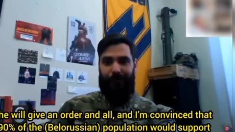 Delusions of an Azov militant.