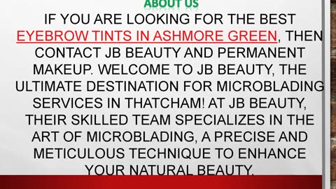 Best Eyebrow tints in Ashmore Green