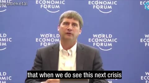 WEF there will be another crisis