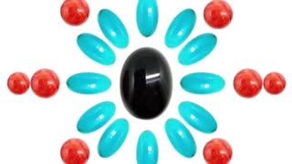 Natural turquoise 6*12mm oval cabochon and onyx oval cab size 10*14mm and red spiny oyster