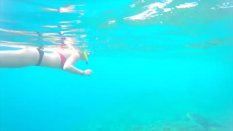 Snorkeling in the Gili Islands, Indonesia
