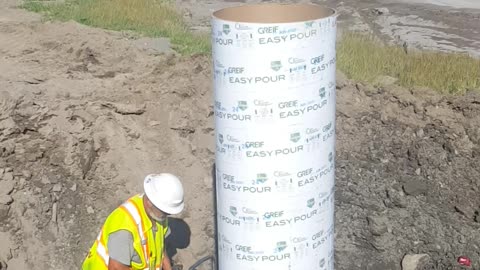 Work Life 2020 June 8th Installing Light Post For The City Of Ottawa