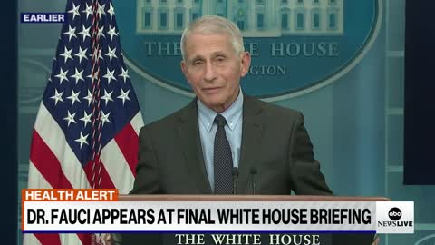 Fauci gives likely final White House briefing amid spiking flu cases
