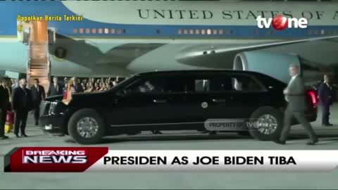 US President Joe Biden Arrives in Bali,Indonesia