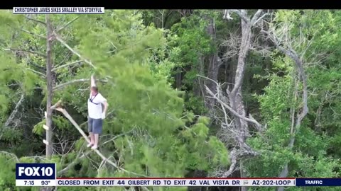 Man Falls 60 Feet After Branch Breaks