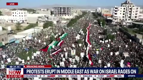 Pro Hamas protest erupts in yemen, israel to invade Gaza strip