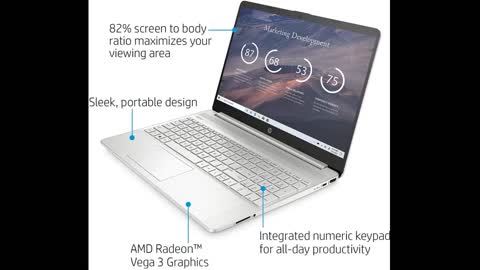 Review: HP 15.6-inch HD Laptop, AMD Ryzen 3 3200U Processor, 8 GB RAM, 256 GB SSD, Windows 10 H...