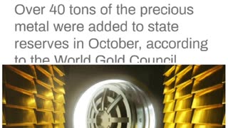 Countries stockpiling gold as signs for future of dollar not good.