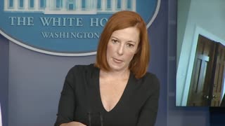 Lizard Person Jen Psaki cant keep her tongue contained
