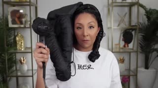 Heatless Curls On Curly Hair! Does it work?? Curling Rod/ Robe Curls | BiancaReneeToday