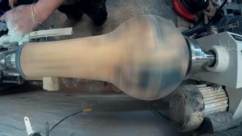 Woodturning - Hawthorn Root Lamp