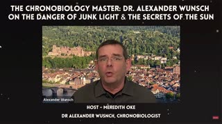 The Chronobiology Master: Dr. Alexander Wunsch on the Danger of Junk Light & The Secrets of The Sun