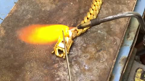 Making a Pure Gold Cuban Link Chain (Handmade 24 Karat)5