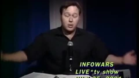 Alex Jones predicting 9-11 inside job (July 25, 2001)