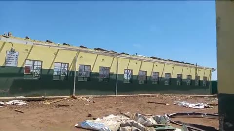 Storm-damaged school in northern KZN