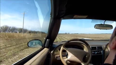 Crash caught on dashcam.