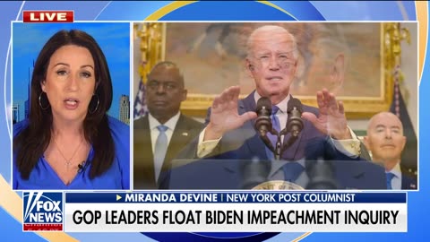 Miranda Devine: An impeachment inquiry into Biden is 'inevitable'