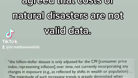 Part 4: What is NOAAs position on increasing costs of natural disasters due to climate change?