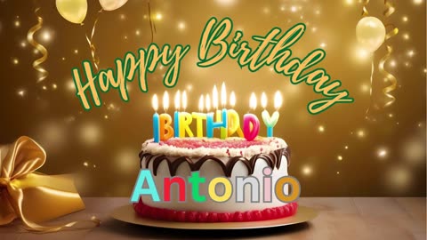 Antonio Happy Birthday