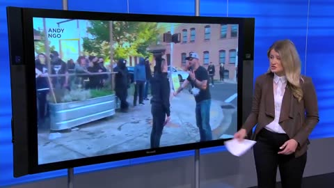 May 1 2019 Portland May day 2.0 News report on antifa attacking journalist including Andy Ngo part 1