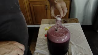 Easy made wine from juice