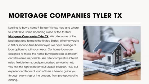Mortgage Companies Tyler TX