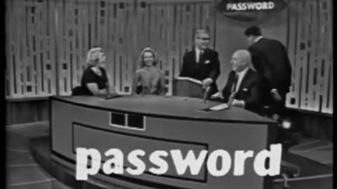 PASSWORD early 1960s episode ANGIE DICKINSON, PETER LAWFORD