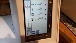 Janome Skyline S7 Machine Settings - Resume Mode and Favorite Stitch Adjustment