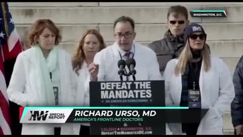 America's Front Line Doctors, Dr. Richard Urso, MD Defeat The Mandates March in D.C.