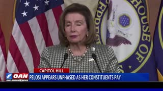 Pelosi appears unphased as her constituents pay $5/gal for gas