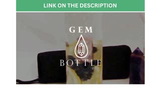 Crystal Gem Water Bottle [Anti-Stress - Anxiety Relief]