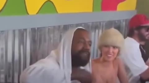 Kanye West and Bianca censori appears to be vibing