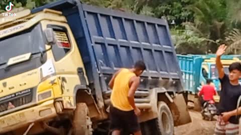 Oil Palm Fruit Truck Deteriorated