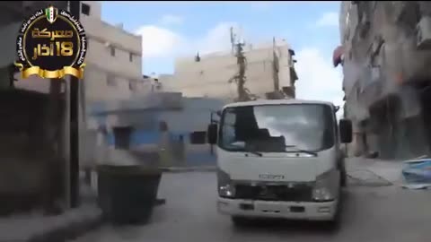 🚚 💥 FSA Mounted ZU-23-2 on Isuzu Truck Engages SAA Targets | Real Combat Footage