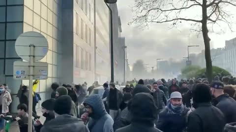 Belgium Government Shutting Down Peaceful Protests Against Jab Mandates