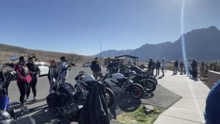 Beautiful day at Red Rock with all kinds of bikes with friends