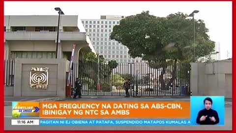 Mga frequency na sa ABS-CBN dati, ibinigay ng NTC sa AMBS