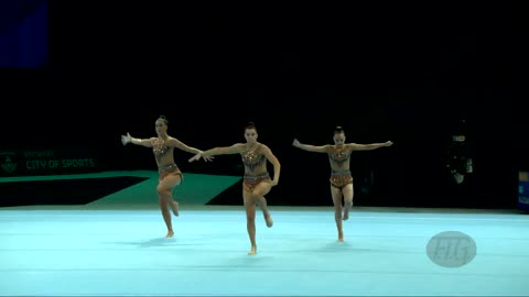 Australia 1 (AUS) - 2018 Acrobatic Worlds, Antwerpen (BEL) - Combined Womens Group
