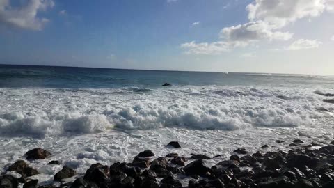 Island of Kauai Shoreline Surf