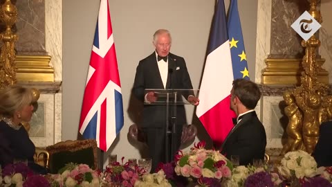 King Charles tells Emmanuel Macron: You have the wine but we have the humour