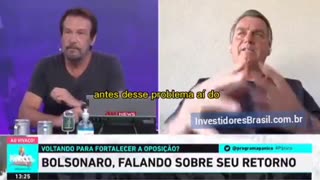 Bolsonaro fala de seu retorno ao Brasil e sobre sua oposição