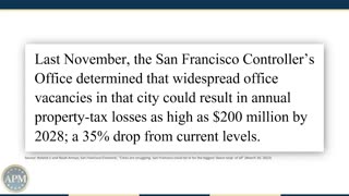 San Francisco Office Vacancy Rate Now Above 30% [Commercial Real Estate Concern]