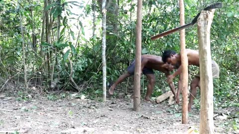 Building The Most Incredible Bamboo House in The Deep Jungle By Ancient Decoration