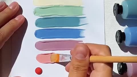 This dreamy color palette is so satisfying