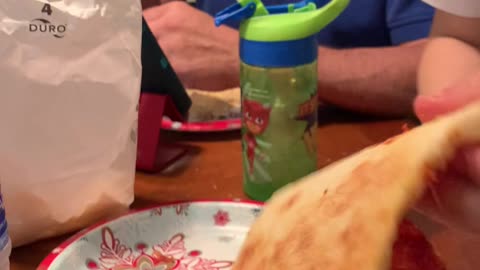 Spit Take After Son's Mispronunciation of Salsa