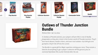 Thunder Junction won't has serialized cards?