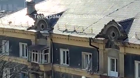 Video of fierce fighting in the center of Artemovsk, March 5, 2023.