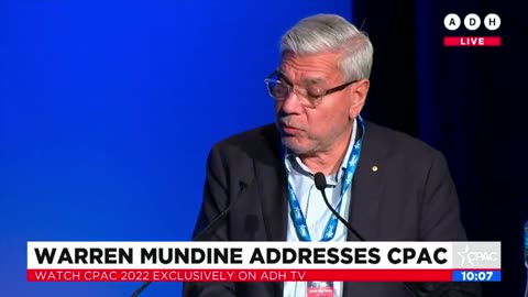 Nyunggai Warren Mundine AO - CPAC in Australia 2022